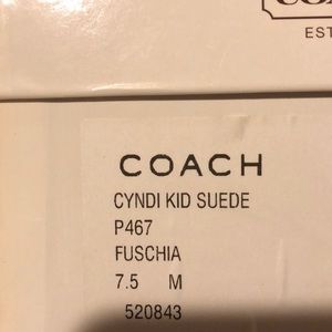 Coach Shoes - Coach Cyndi Kid Suede sandal Coach Shoes - Coach Cyndi Kid Suede sandal